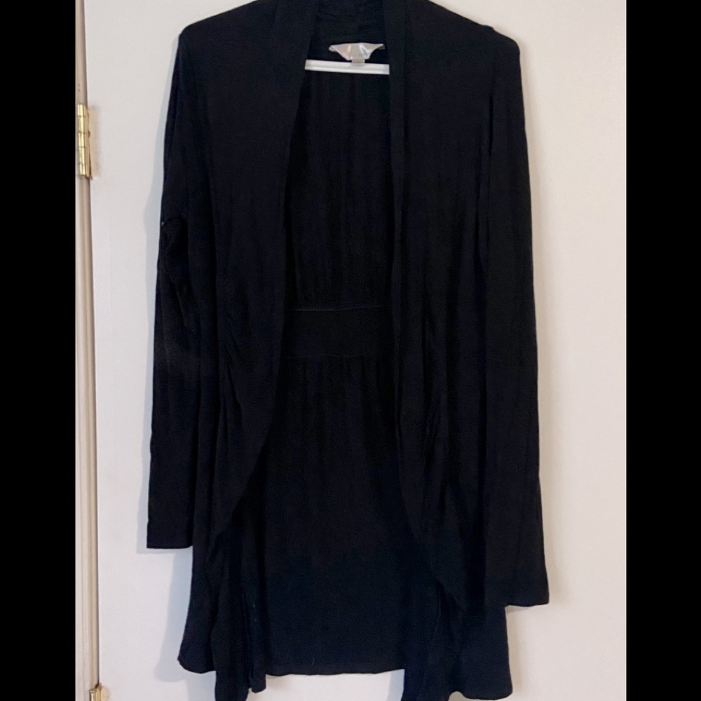 Black cardigan wrap top